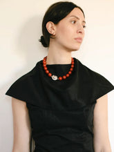 Le Sundial Nautilus Red Jasper Collar