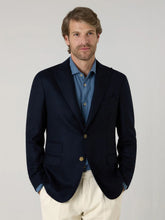 Boglioli Navy Blue Wool Hopsack K-Jacket
