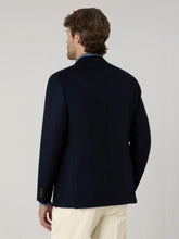 Boglioli Navy Blue Wool Hopsack K-Jacket