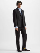 Fendi Black Double-Breasted Wool Blazer