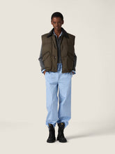 Miu Miu Military Green Recycled Polyester Gilet