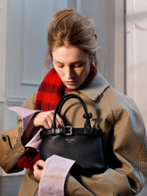 Prada Black Buckle Small Leather Bag