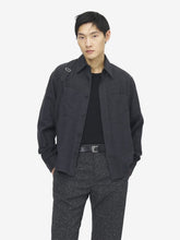 McQueen Charcoal Cotton Harness Overshirt