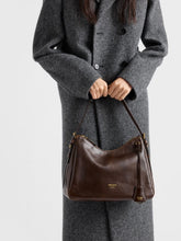Prada Cocoa Brown Aimée Medium Leather Shoulder Bag