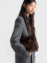 Prada Cocoa Brown Aimée Medium Leather Shoulder Bag