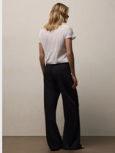 James Perse Black Vintage French Terry Wide-Leg Sweatpants