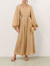 Zimmermann Champagne Mahon Silk Maxi Dress