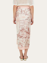 Ferragamo Pink Voyage Print Silk Sarong