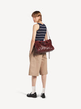 Balenciaga Berry Red Le City Medium Leather Handbag