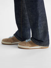 Fendi Beige Match Suede Sneakers