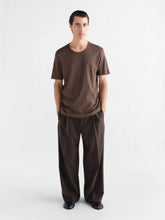 Lemaire Carob Ribbed Jersey Scoop-Neck T-Shirt