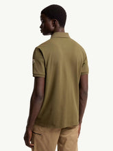 Moncler Olive Green Cotton Piqué Polo Shirt