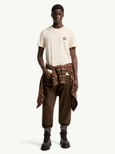 Moncler Ivory Cotton Jersey Logo T-Shirt