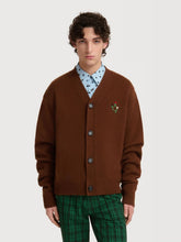 Marni Sadelle Brown Wool-Cashmere Cardigan