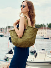 Dragon Diffusion Nantucket Big Woven Tote in Khaki