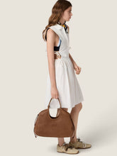 Miu Miu Oak Ivy Nappa Leather Shopping Bag