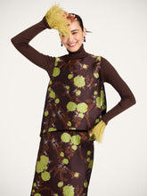 La DoubleJ Devon Brown La Scala Jacquard Top