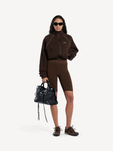 Balenciaga Brown and Black Radar Leather Sneakers