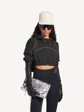 Balenciaga Silver Le City Leather Clutch
