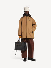 Balenciaga Beige Short Cotton Peacoat