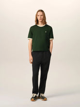 Ami Paris Black Elasticated-Waist Wool Trousers
