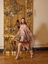 La DoubleJ Kells Placée Pink Silk Fringe Mini Skirt