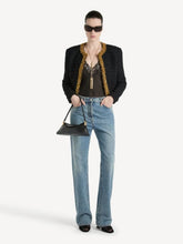 Balmain Black 64-83 Small Smooth Leather Shoulder Bag