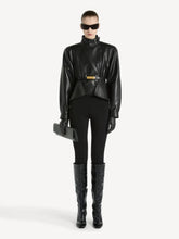 Balmain Black Lambskin Signature Jacket