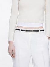 Tom Ford Black Classic Leather Belt
