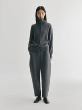Lisa Yang Graphite Wrenda Cashmere Barrel Trousers