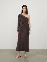 Lisa Yang Dark Fern Brushed Cashmere Asta Skirt