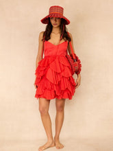 Lorna Murray Bossa Nova Checked Pleated Sun Hat