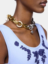 Rabanne XL Two-Tone Link Chain Necklace