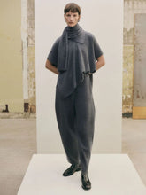 Lisa Yang Graphite Wrenda Cashmere Barrel Trousers