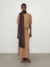 Lisa Yang Dark Fern Brushed Cashmere Scarf