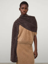 Lisa Yang Dark Fern Brushed Cashmere Scarf