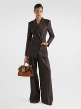 Dolce & Gabbana Brown Pinstripe Wool Turlington Blazer