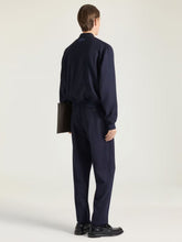 Givenchy Navy Wool Double Stripe Jacket