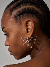 Panconesi Silver Kismet Zircon Hoops