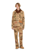 Alanui Camel and Tobacco Decade Shirt