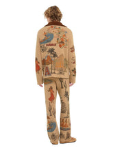 Alanui Camel and Tobacco Decade Shirt