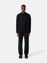 Stone Island Navy Blue Ghost Wool-Cotton Chino Trousers
