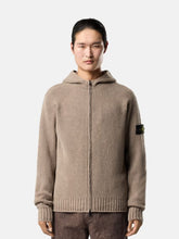 Stone Island Biscuit Two-Tone Cashmere Hooded Jumper
