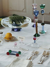 Reflections Copenhagen Clear Teal and Blue Crystal Colette Tray