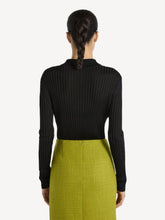 Balmain Black Buttoned Ribbed Knit Cardigan