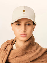 Ami Paris Cream Ami de Coeur Cotton Cap