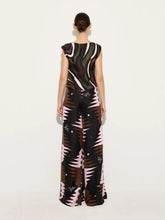 Pucci Khaki and Pink Valdimontone Silk Pants
