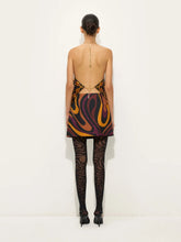 Pucci Bordeaux and Gold Marmo Print Silk Skirt
