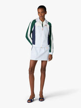 Casablanca Light Blue and Navy Pinstripe Track Jacket