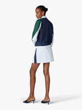 Casablanca Light Blue and Navy Pinstripe Track Jacket